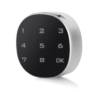Incuietoare Techstar 20mm cu suprafata rotunda si cifre iluminate