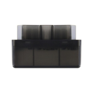 interfata OBD2 ELM327 mini negru vedere spate