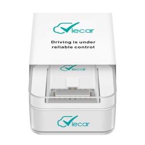 Interfata Viecar alb cu carcasa si conector metalic