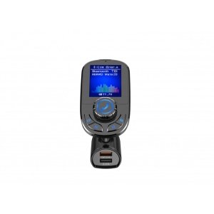 Modulator FM Techstar® T61, Ecran TFT, Wireless, Bluetooth 4.2, Microfon Integrat, Quick Charge 3.0, Slot MicroSD, AUX IN/OUT - Img 6