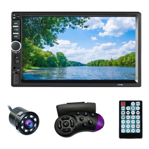 MP5 Player Techstar® 7800S, 2DIN, Camera Marsarier, Ecran HD Touch 7", Comenzi Volan, Telecomanda, MirrorLink, Bluetooth 4.2 - Img 2