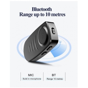 Receptor Bluetooth Techstar® J19, Wireless, Bluetooth 5.0, AUX Out, Acumulator - Img 4
