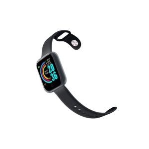 Resigilat Ceas Smartwatch Techstar® Y68, 1.30 inch IPS, Bluetooth 4.0, Monitorizare Puls, Tensiune, Alerte Sedentarism, Hidratare, Negru - Img 2