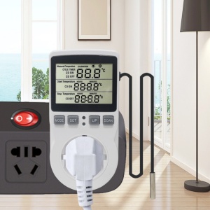 Resigilat Priza Programabila Techstar® KT3100, Digital Timer, Priza Intrerupator, 230V, 16A, Programabila Timp/Temperatura, Termostat, Senzor Temperatura (3m) - Img 5