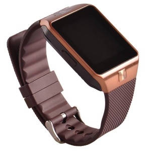 Resigilat Smartwatch Bluetooth DZ09 MTK Compatibil SIM si MicroSD cu Camera Auriu - Img 3