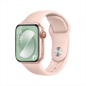 Resigilat Smartwatch Techstar® T500 Plus, Ecran Touch, 1.75 inch, Bluetooth 4.0, Ecran Personalizabil, Monitorizare Tensiune, Puls, Oximetru, Roz - Img 1