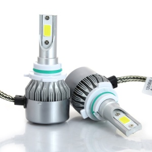 Set 2 LED-uri Auto Techstar® C6, 9006, 36w, 3800 Lumeni, 6500K, AUTO, 12-24 Volti, COB - Img 2