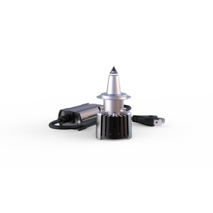 Set 2 LED-uri Auto Techstar® R10, H7, 45w, 5000 Lumeni, 6500K, AUTO, 12-24 Volti, CSP, Canbus, Radiator Aluminiu, Fascicul 360° - Img 4