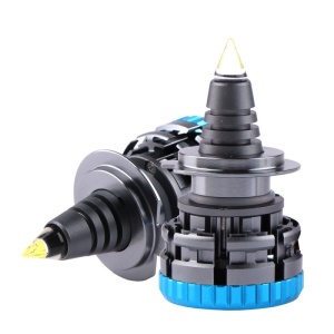 Set 2 LED-uri Auto Techstar® V8/A9, H7, 40w, 4000 Lumeni, 6500K, AUTO, 12-24 Volti, EPISTAR, Canbus, 360°, Radiator Aluminiu - Img 7