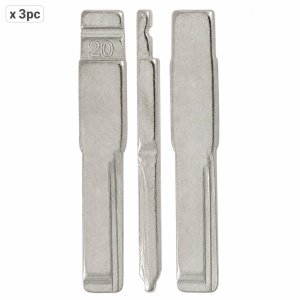 Set 3 lame cheie auto 20# HU64 pentru Mercedes-Benz