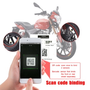Senzori presiune anvelope moto cu conectare Bluetooth, aplicatie pentru Android si iOS
