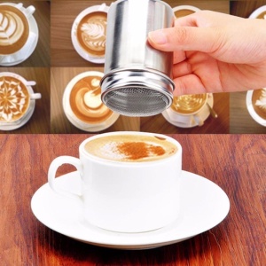 Set Sita pentru decorat cafeaua din inox + 16 forme - Img 5