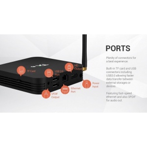 Smart TV Box TX6 Android 9.0 MiniPC 4GB RAM, 64GB ROM Wifi, Quad Core, MiniPC Allwinner H6, USB 3.0, Bluetooth 4.2, UltraHD 4K - Img 3