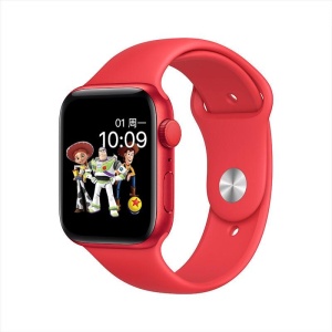 Smartwatch Techstar® i12, Ecran Touch, 1.75 inch, Bluetooth 5.2, Ecran Personalizabil, Monitorizare Tensiune, Puls, Oximetru, Rosu - Img 1