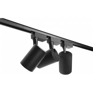 sistem sina cu 3 spoturi LED Techstar Tracklights tip L corp aluminiu negru
