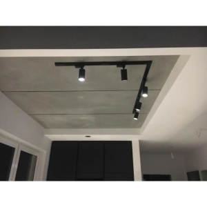 spoturi LED Techstar negre montate in interior comercial modern