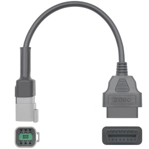 Techstar Adaptor OBD2 la conector 6 pini UTV/ATV, cablu diagnoza off-road, CAN/K-Line