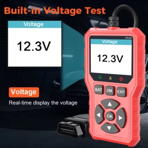Tester conectat la masina pentru diagnoza