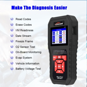 Functii si instructiuni afisate pe tester KW850