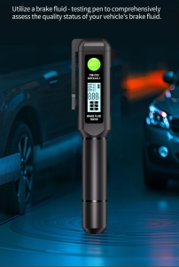 prezentare utilizare tester lichid frana techstar cu valori led