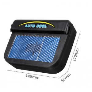 Ventilator Auto cu Incarcare Energie Solara pentru Geam Automobil, cu Prindere de Cauciuc - Img 3