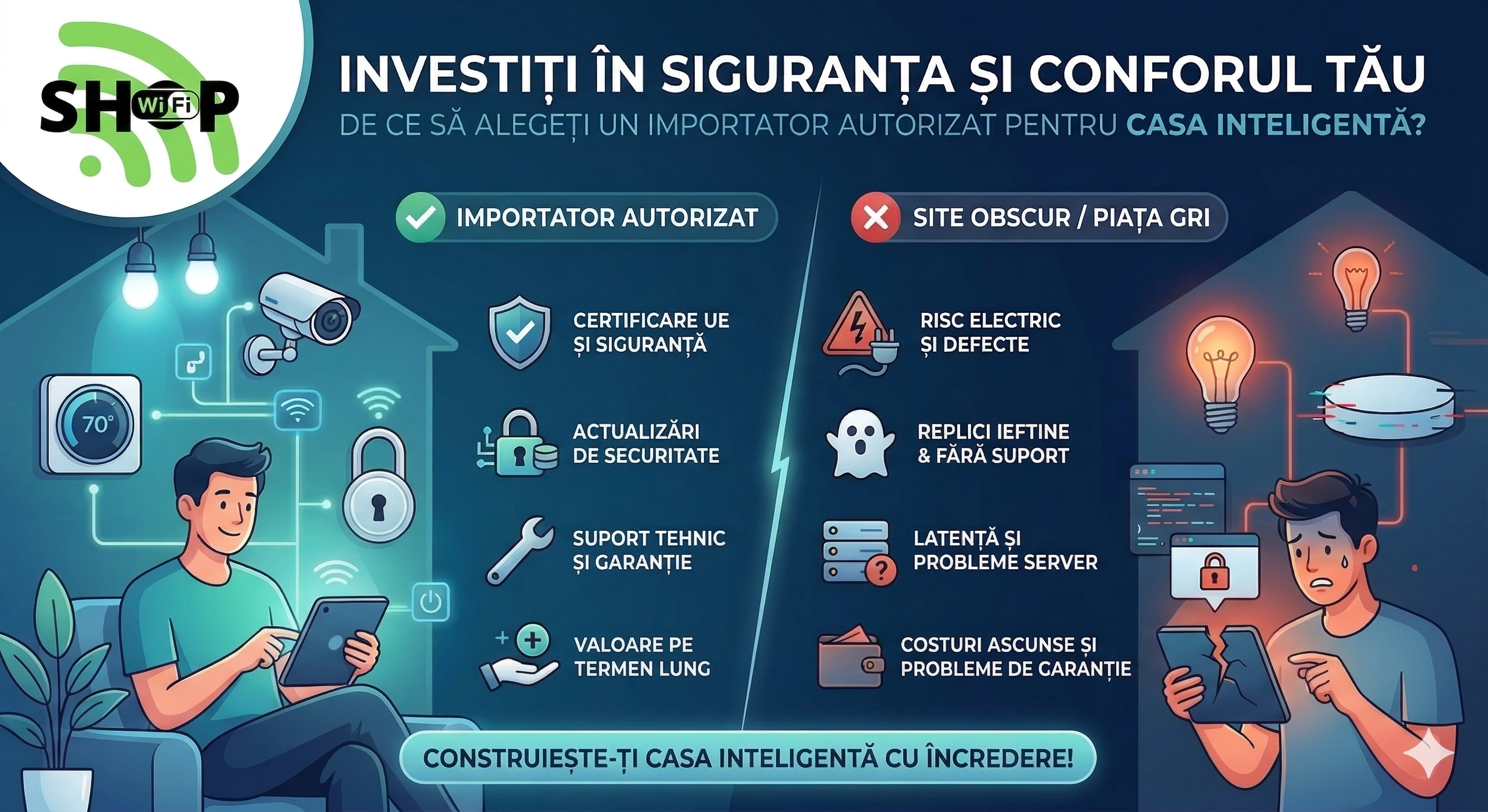 Smart Home: Alege o Garanție reală și evită orice tentativă de Fraudă.