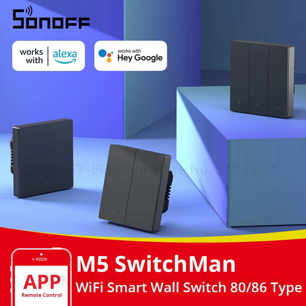 🔘 Sonoff SwitchMan M5: Ghidul Complet. 80M sau 86M? 1, 2 sau 3 Canale? Alege Smart! 💡🚀