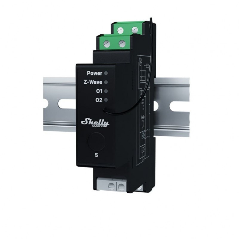 Modul pentru controlul rulourilor / jaluzelelor Shelly Qubino Wave Pro ...
