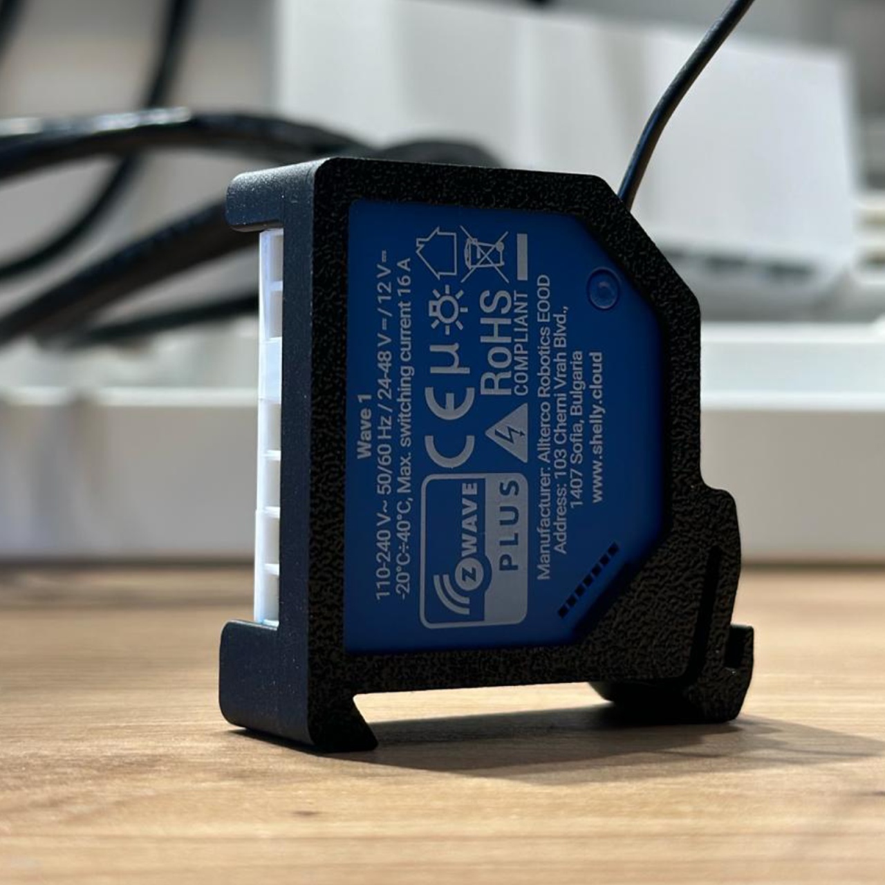 Shelly さま専用 DIN DIN rail holder for Shelly PLUS, including Quibino Z-Wave