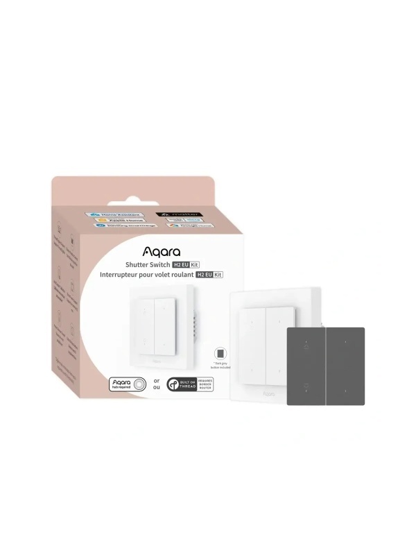 Aqara Shutter Switch H2 EU Kit - Smart Shutter Switch für Jalousien / Rollläden (Zigbee &amp; Thread) - Img 2
