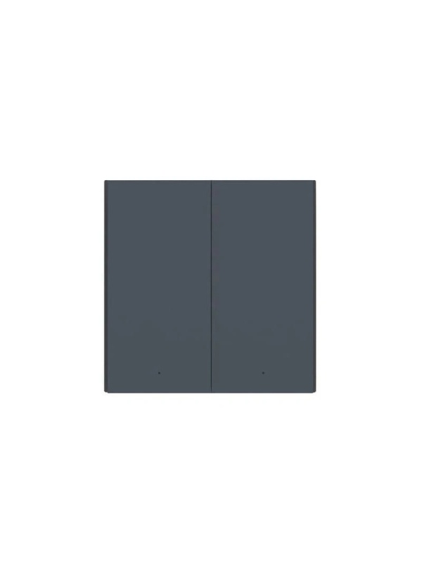 Intrerupator inteligent Aqara H1, necesita NUL, 2 canale, Zigbee, Gri (WS-EUK04-G) - Img 2