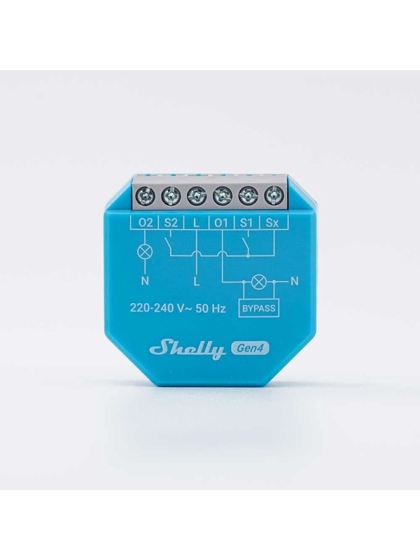 Releu inteligent Shelly 2L Gen4, 2 canale, nu necesita nul, WiFi, Bluetooth si Zigbee, control aplicatie, compatibil Amazon Alexa, Google Assistant si Home Assistant - Img 2