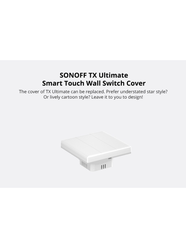 Resigilat Panou frontal cu design Sonoff Star pentru comutatorul TX Ultimate T5-4C-86-star - Img 4