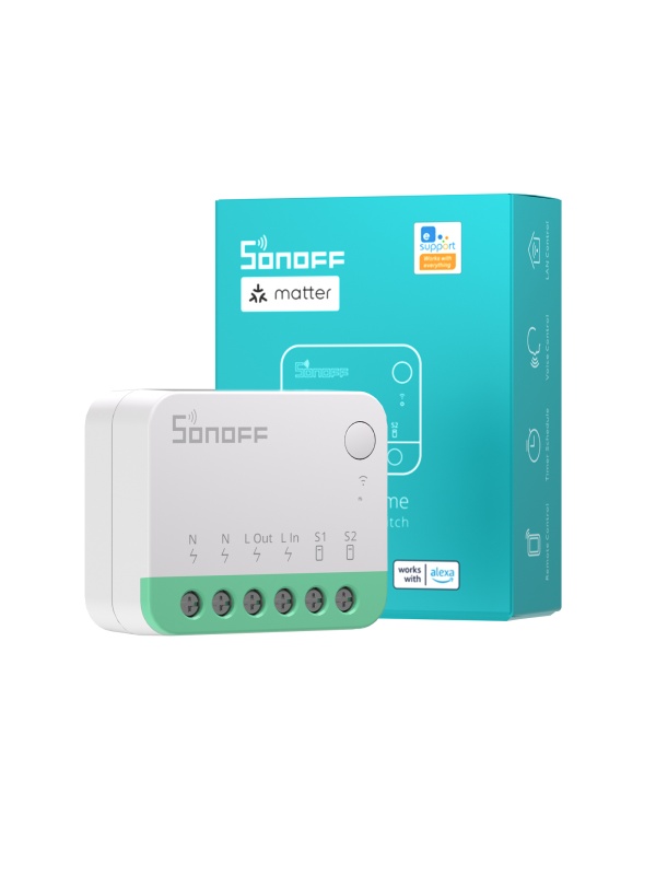 Resigilat Releu inteligent Sonoff MINIR4M Wi-Fi, compatibil cu Matter - Img 2