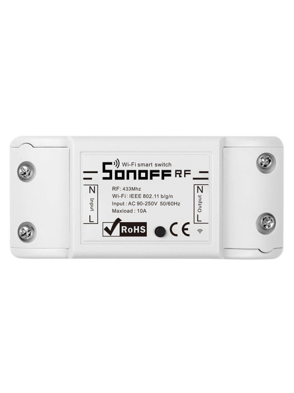 Resigilat Sonoff RFR2 – Releu Inteligent Monofazat, Wi-Fi 2.4 GHz &amp; Radiofrecvență 433 MHz, Sarcină Maxima 10A (2200W), Control Local și Cloud eWeLink - Img 4