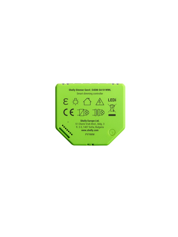 Shelly Dimmer Gen4 - Intelligenter Dimmer, Wi-Fi und Bluetooth, Shelly G4 Chip, Kabellos von Null - Img 3