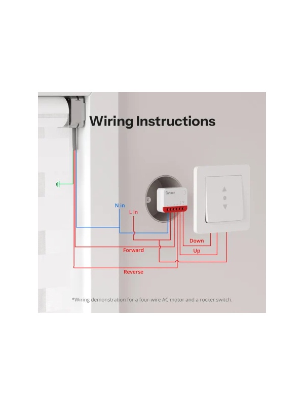 SONOFF Zigbee Smart Roller Shutter Switch MINI-ZBRBS - Komplette Steuerung für Jalousien, Vorhänge und Rollläden - Img 10