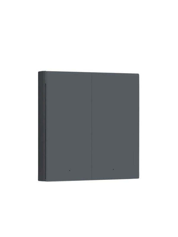 Aqara H1 smart switch, NUL erforderlich, 2 Kanäle, Zigbee, Grau (WS-EUK04-G) - Img 3