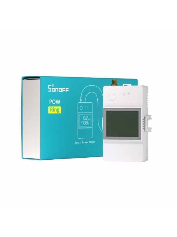 Contor de energie Sonoff POWCT, cu transformator de 50A inclus, Wi-Fi - Img 2
