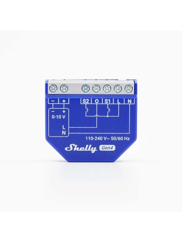 Controlador de regulación Shelly Dimmer 0/1-10V PM Gen4 - salida 0-10V y 1-10V, medición del consumo, Wi-Fi, Bluetooth y Zigbee, compatible con Matter, control por aplicación - Img 2