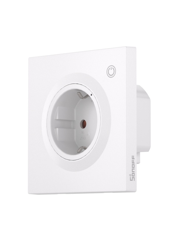 Resigilat Sonoff WS01TPF-E – Priză Inteligentă Wi-Fi Încastrabilă, Monitorizare Consum, 16A, Control Vocal și Automatizări - Img 3