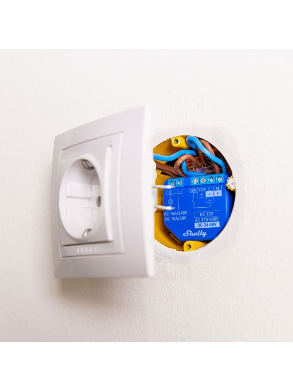 Shelly Plus 1 - 1 channel smart relay, WiFi, app control, compatible with Amazon Alexa, Google Assistant and Home Assistant - Img 4