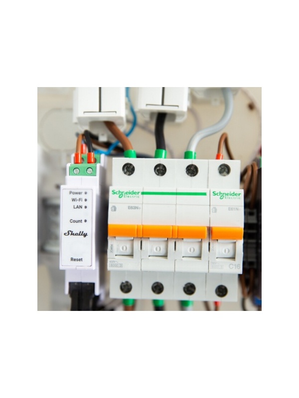 Shelly Pro 3EM (3xClamp 400A), releu wifi 3 canale si control contactor - Img 2