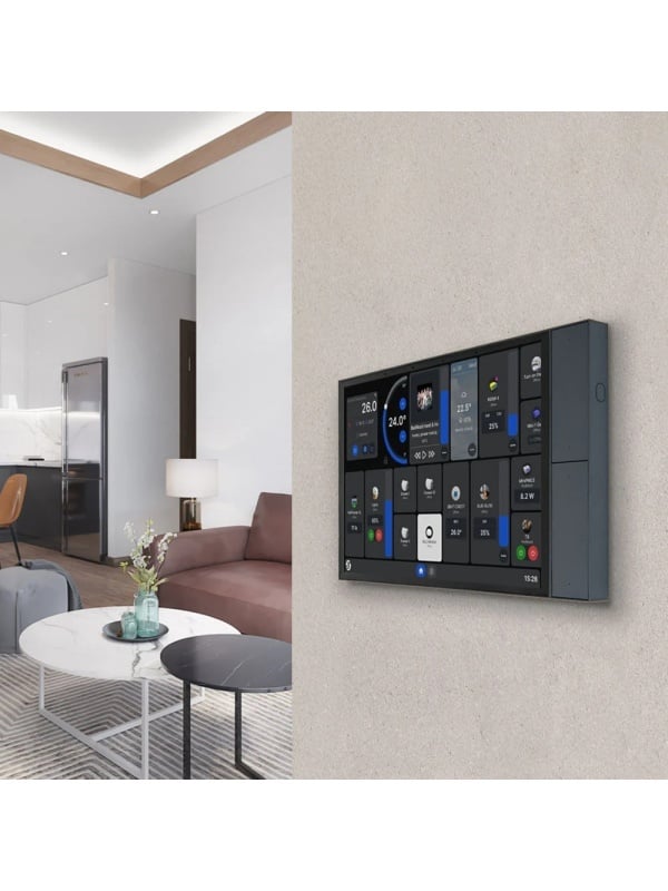 Shelly Wall Display XL Negro – Panel táctil inteligente de 10.1″ para el control centralizado de la casa - Img 4