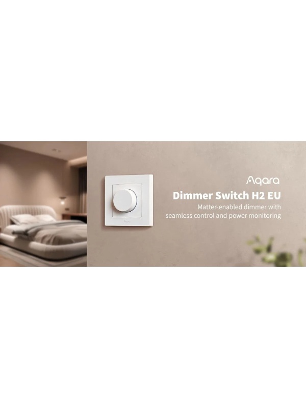 Smart Dimmer AQARA Lichtschalter H2 EU Weiß (KD-R01D) , Zigbee und Thread - Img 6