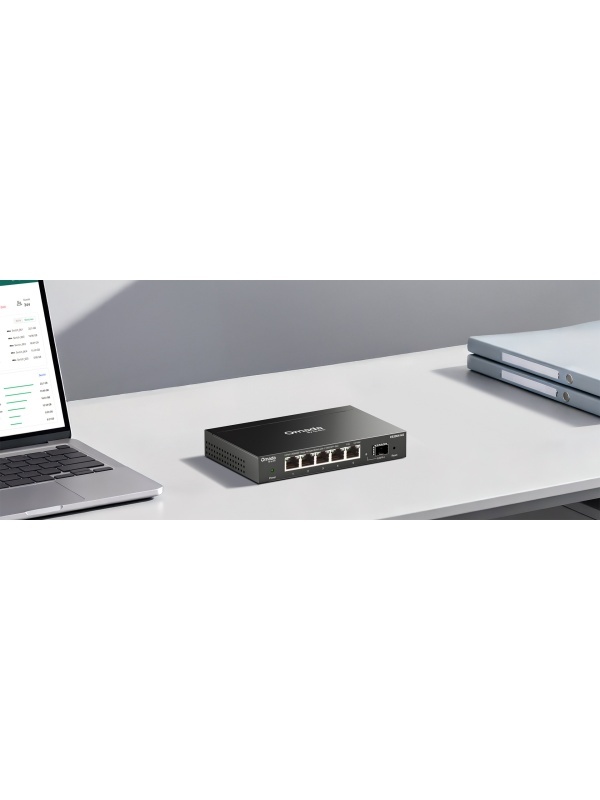 TP-Link Omada ES206X-M2 – Switch Smart Managed cu 5 Porturi 2.5G Multi-Gigabit și 1 Port 10G SFP+, Gestiune Centralizată Omada SDN - Img 3