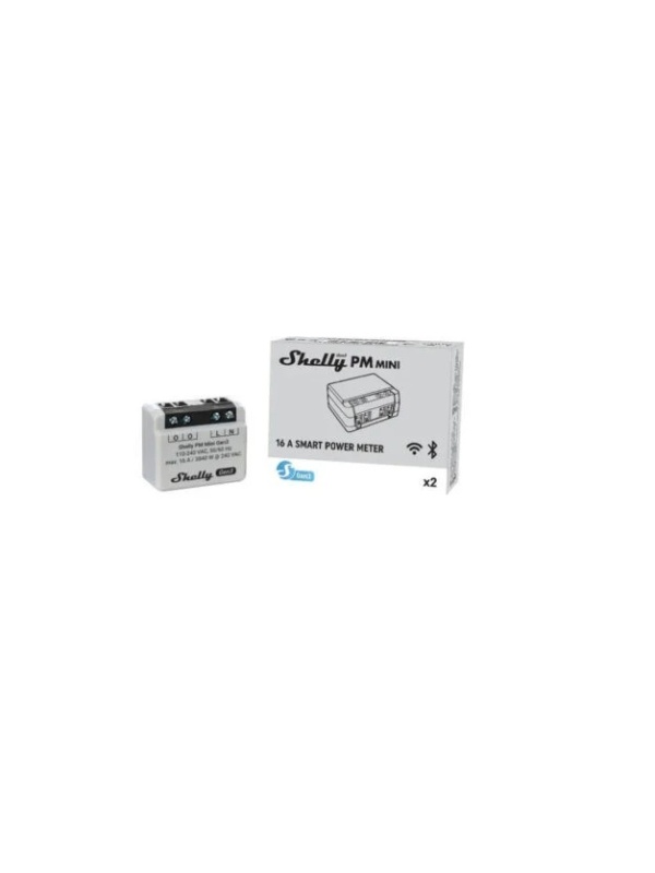 2er-Pack Energiezähler Shelly PM mini GEN3, 16A - Img 2