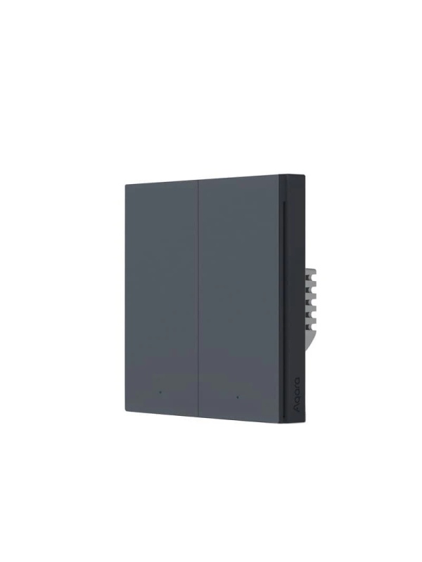 Aqara H1 smart switch, NUL erforderlich, 2 Kanäle, Zigbee, Grau (WS-EUK04-G) - Img 4
