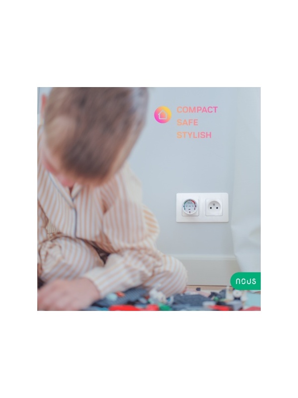 NOUS A8 WiFi smart socket, 10A, Sprachsteuerung, kompatibel mit Google Assistant, Amazon Alexa - Img 8