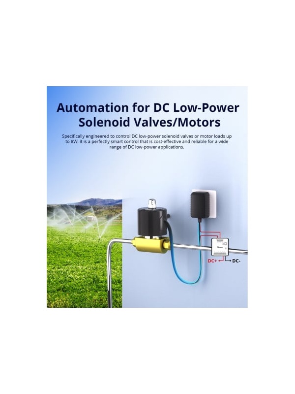 Releu Smart Wifi Sonoff MINI-D, 2A, 1 canal , contact uscat AC-DC , Matter support - Img 3